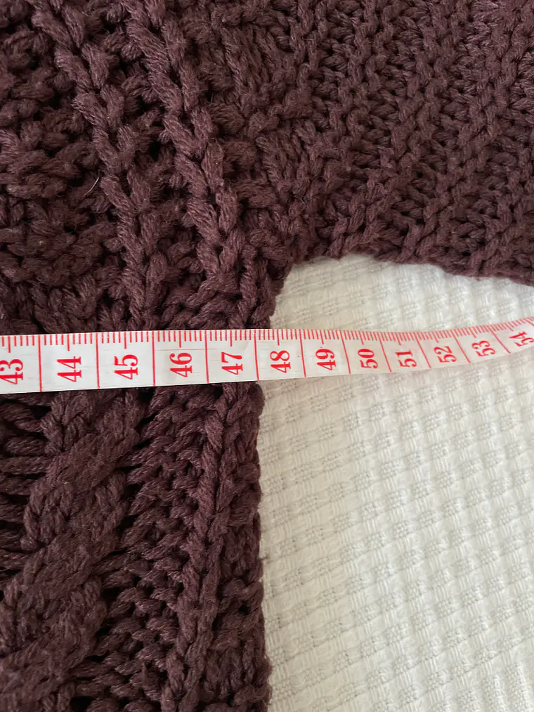 Jersey Mujer Color Vino Vero Moda M Knit Sweater 5