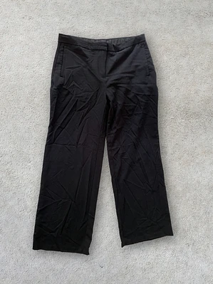 Pantalón Negro M&S Talla 40 Marks & Spencer Recto Straight Leg