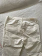 Pantalón Blanco Zara Talla 38 Slim Cremalleras Detalles Rodilla - Miniatura 3