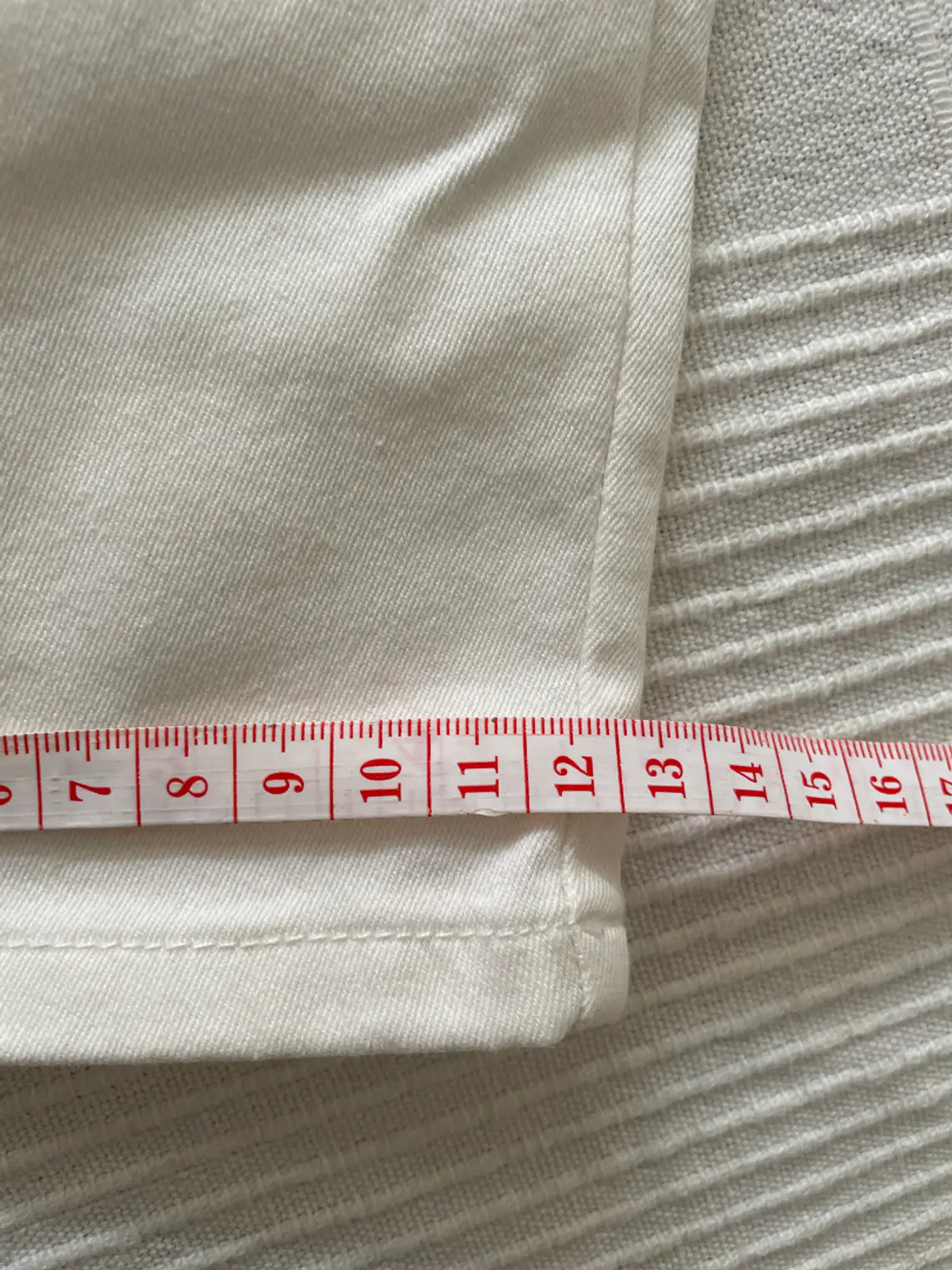 Pantalón Blanco Zara Talla 38 Slim Cremalleras Detalles Rodilla 6