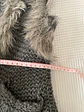 Chaleco Gris Hallhuber M Lana y Pelo Grey Wool Vest Luxury Knit - Miniatura 6