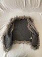 Chaleco Gris Hallhuber M Lana y Pelo Grey Wool Vest Luxury Knit - Miniatura 2