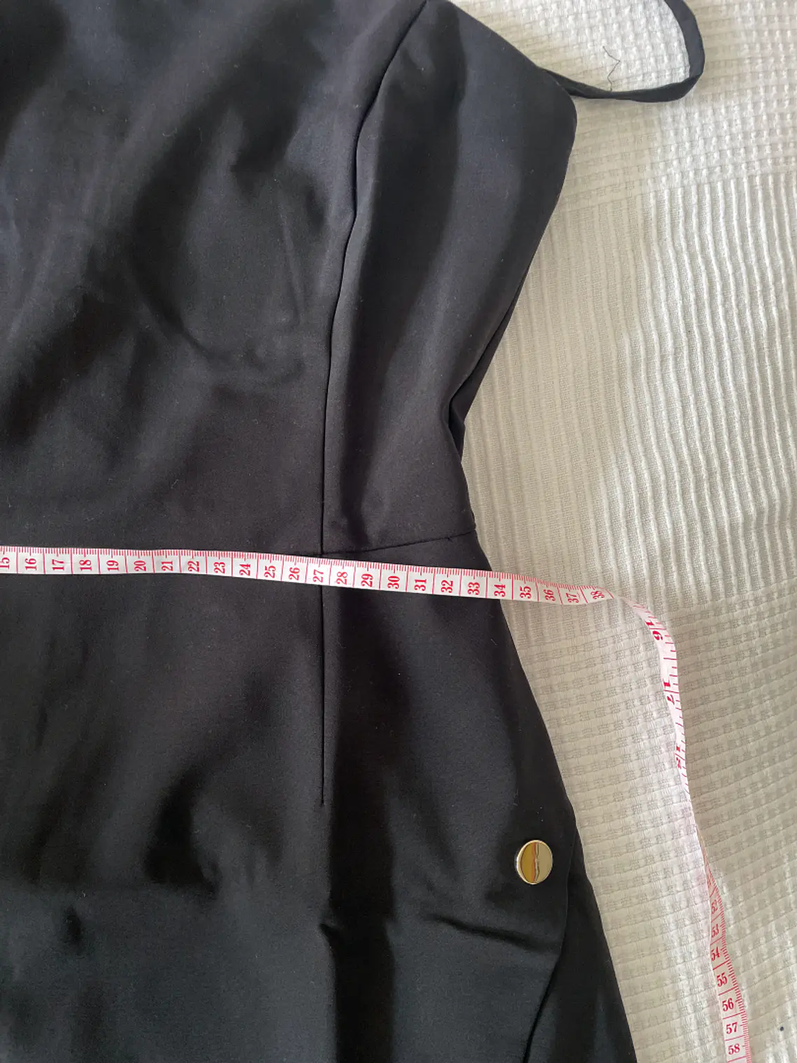 Vestido Negro Mohito Talla 34 XS Ajustado Black Mini Dress Cocktail 7