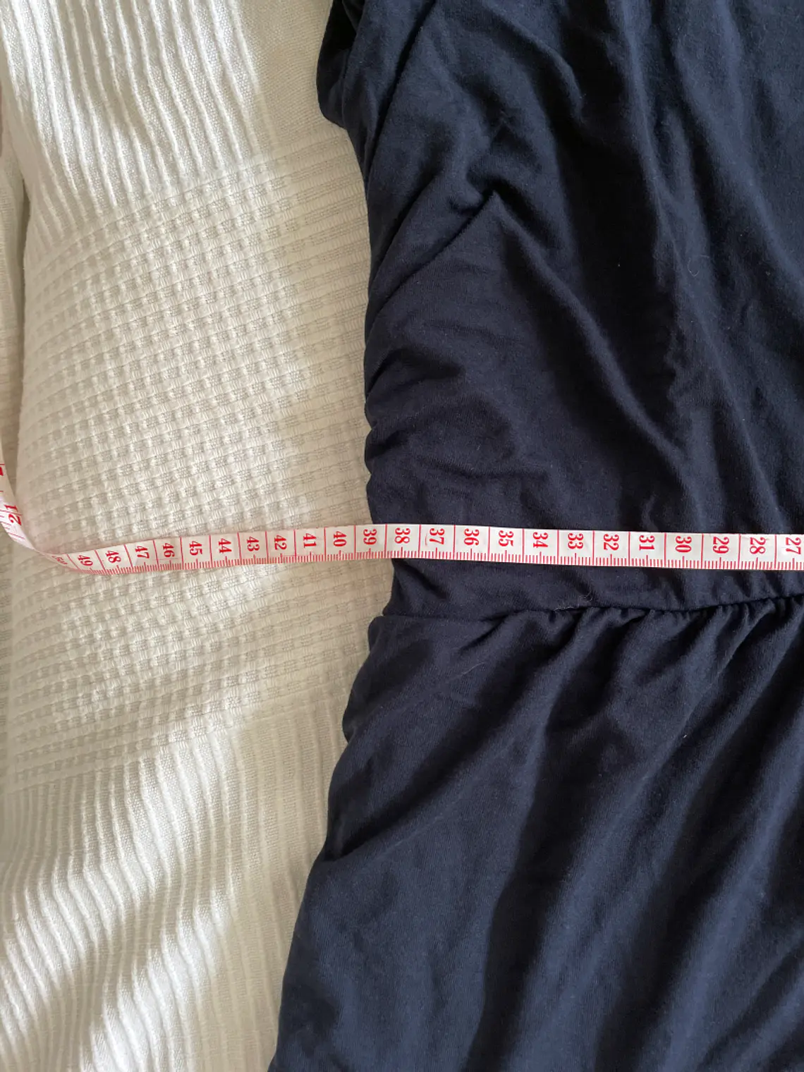 Vestido Azul Banana Republic M Volante Bajo Blue Dress Smart Casual 5