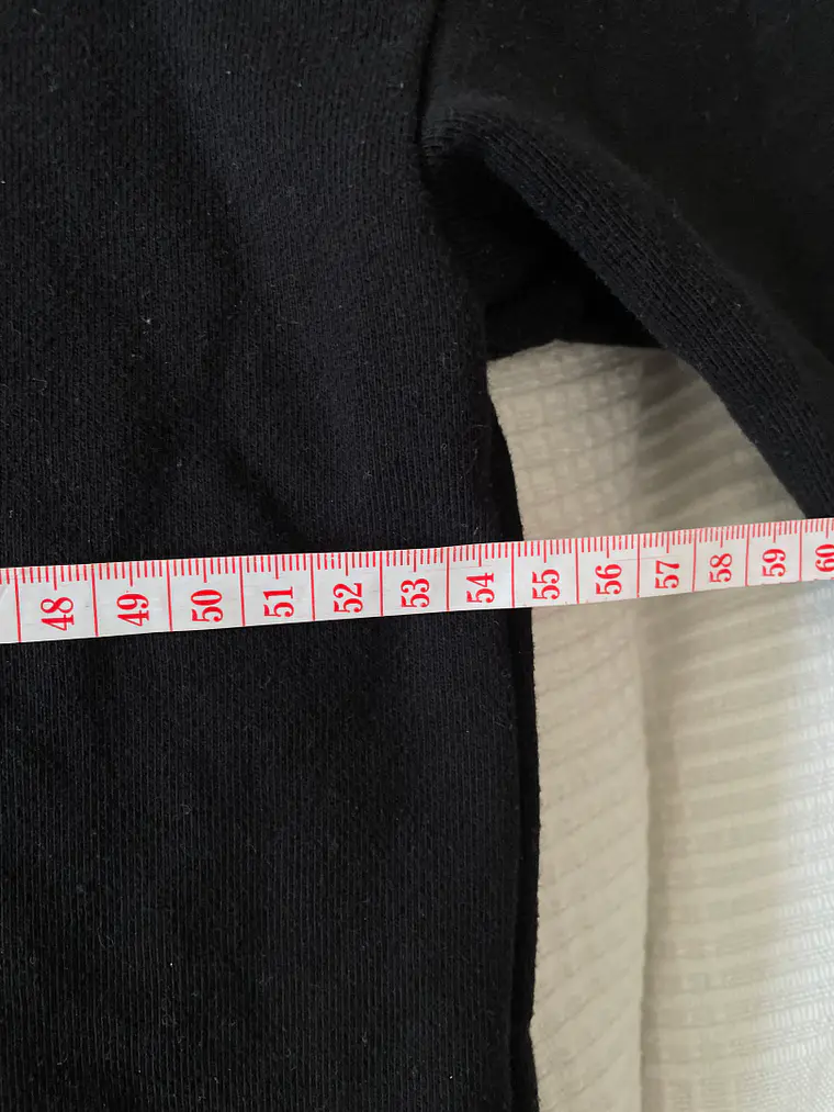 Vestido Monki M Negro Tela Jogging Quarter Zip Oversized Sporty Dress 3