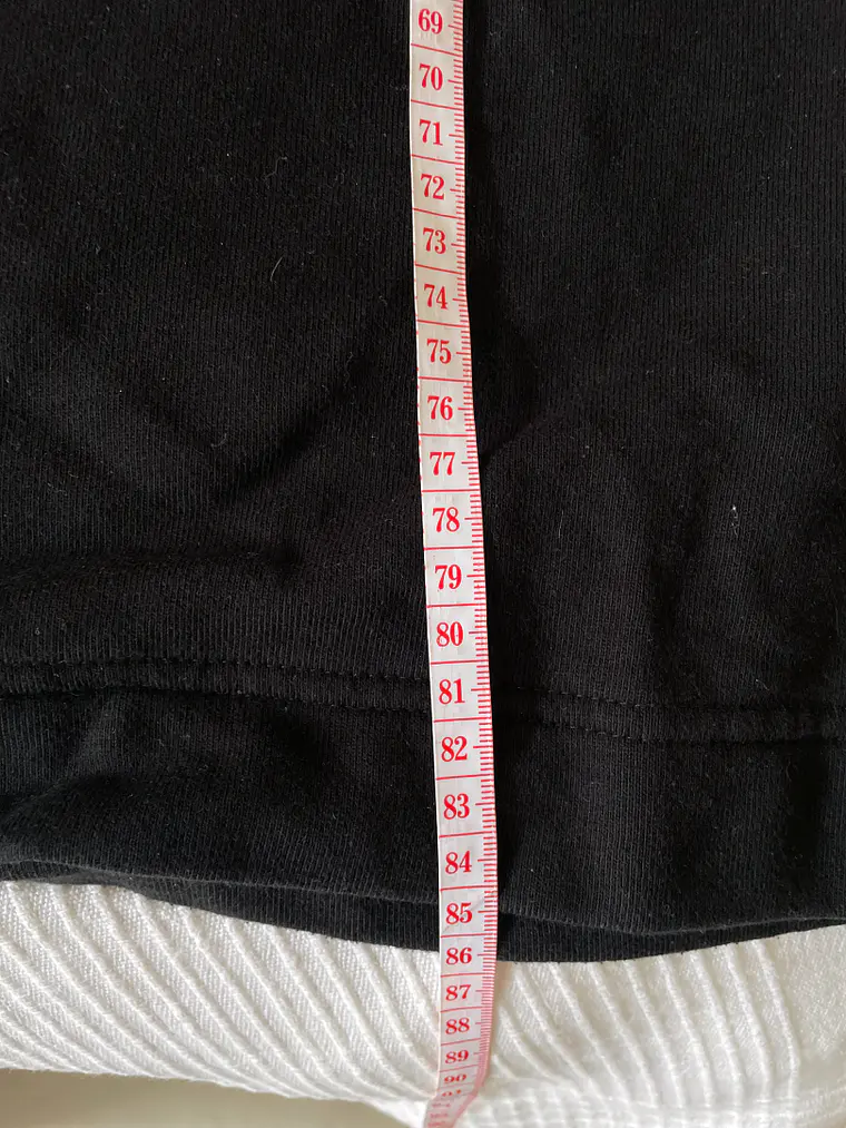 Vestido Monki M Negro Tela Jogging Quarter Zip Oversized Sporty Dress 4