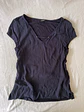Camiseta Larga S.Oliver Talla 36 S Azul Sin Mangas Cuello Pico Mini Dress - Miniatura 1