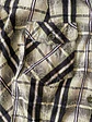 Camisa Verde Agua Bonita XL Talla 44 Rayas Negras Oversized Shirt - Miniatura 3