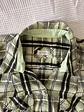 Camisa Verde Agua Bonita XL Talla 44 Rayas Negras Oversized Shirt - Miniatura 2