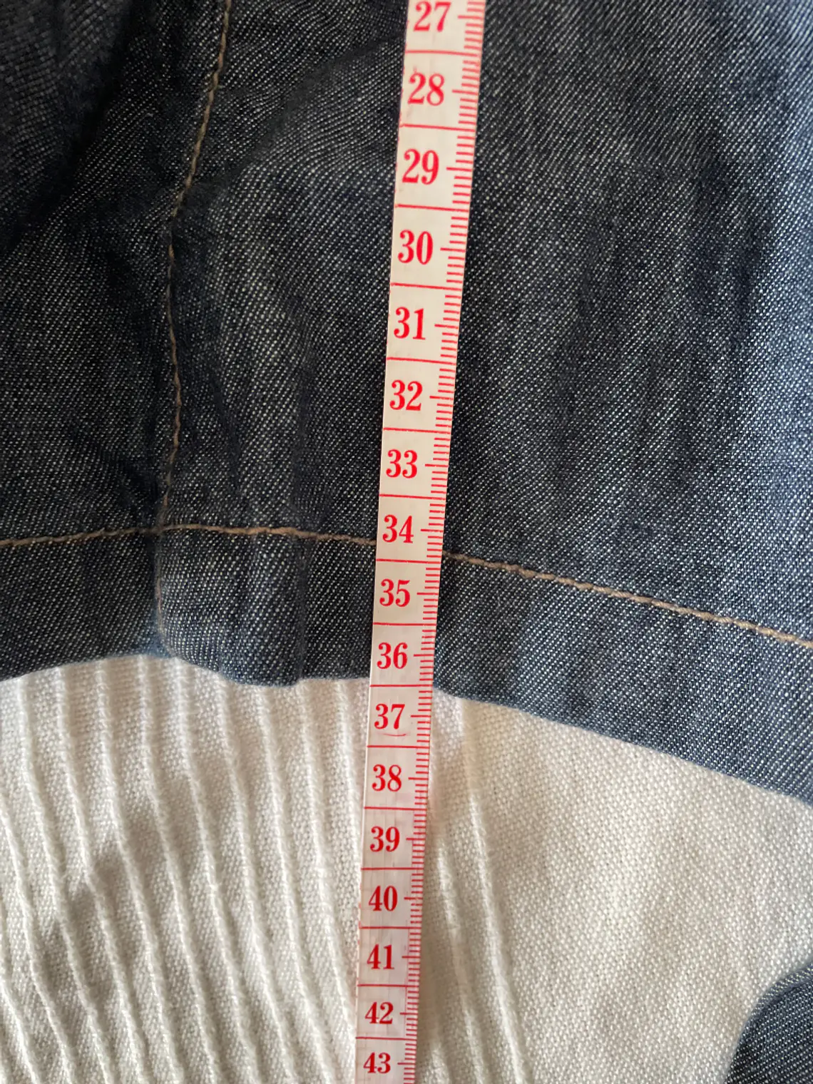 Falda Vaquera Stradivarius 34 XS Denim Skirt Con Cinturón Jeans 5