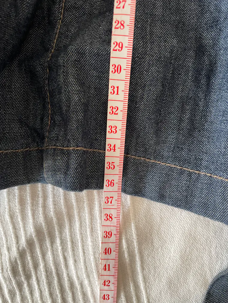 Falda Vaquera Stradivarius 34 XS Denim Skirt Con Cinturón Jeans 5