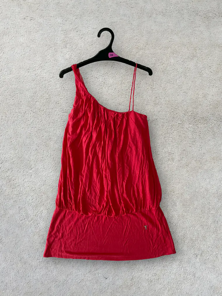 Vestido Trussardi XS Rosa Coral Luxury Italian Dress Vestido Corto 4