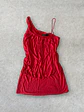 Vestido Trussardi XS Rosa Coral Luxury Italian Dress Vestido Corto - Miniatura 1