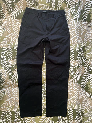 Pantalón Negro DKNY 30/32 Techwear Minimalist Luxury Donna Karan