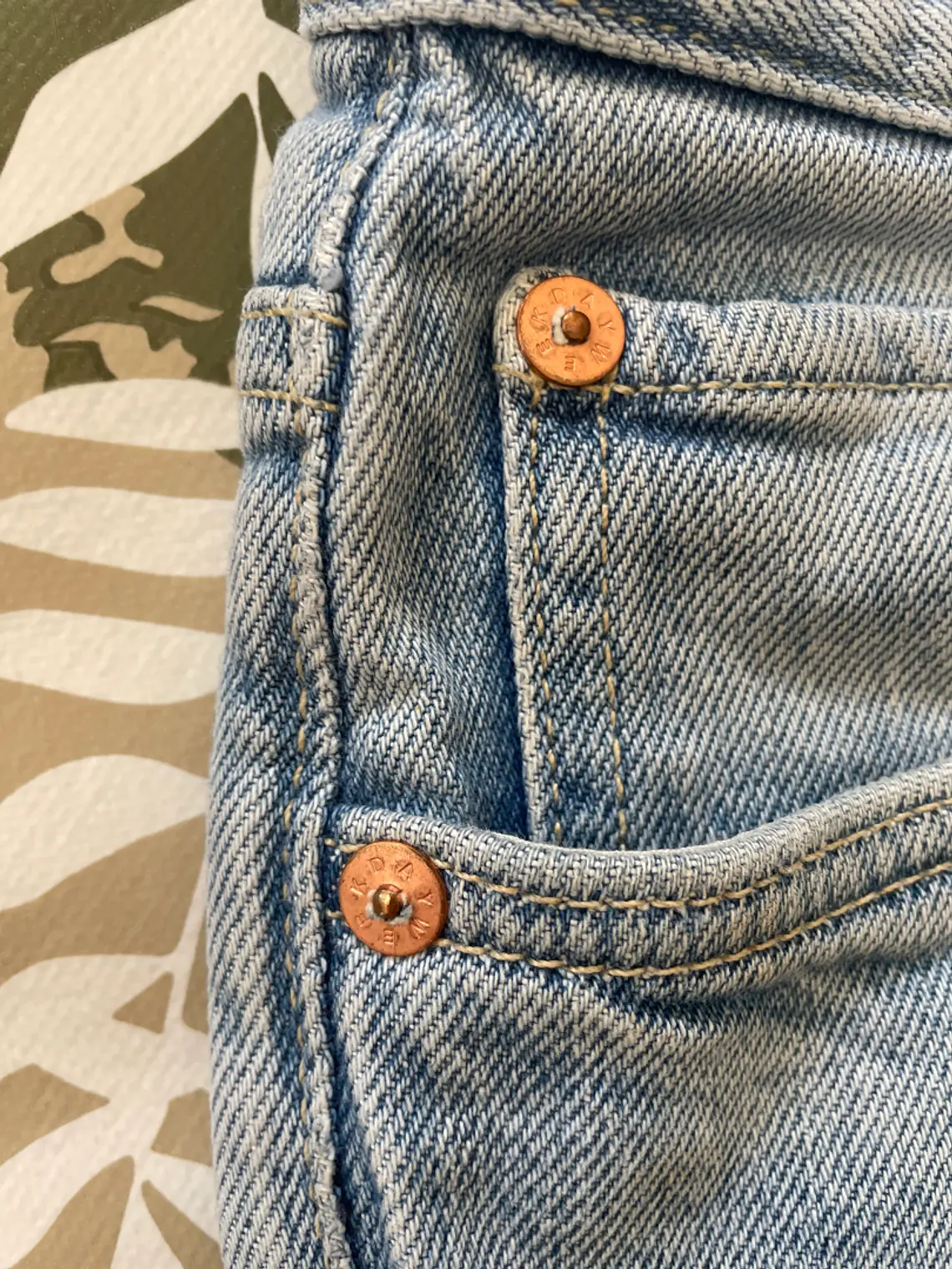 Jean Azul Weekday 29/32 Denim Retro Y2K Minimalist Scandi Style 8