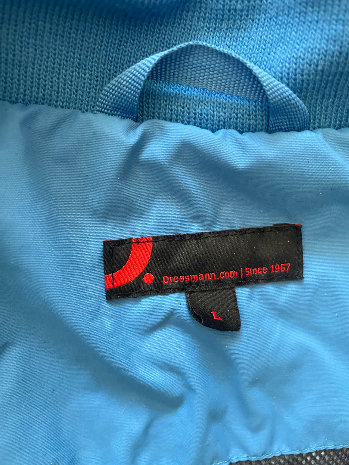 Cortavientos Azul Dressmann L Bomber Jacket Retro Blue Sport 4