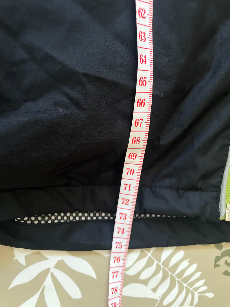 Cortavientos Negro Drizzle M/L Oversized Retro Neón Gorpcore 6