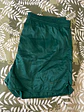 Short Nike M Verde Logo Bordado Vintage 90s Shiny Boxer Style - Miniatura 2