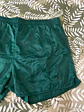 Short Nike M Verde Logo Bordado Vintage 90s Shiny Boxer Style - Miniatura 7