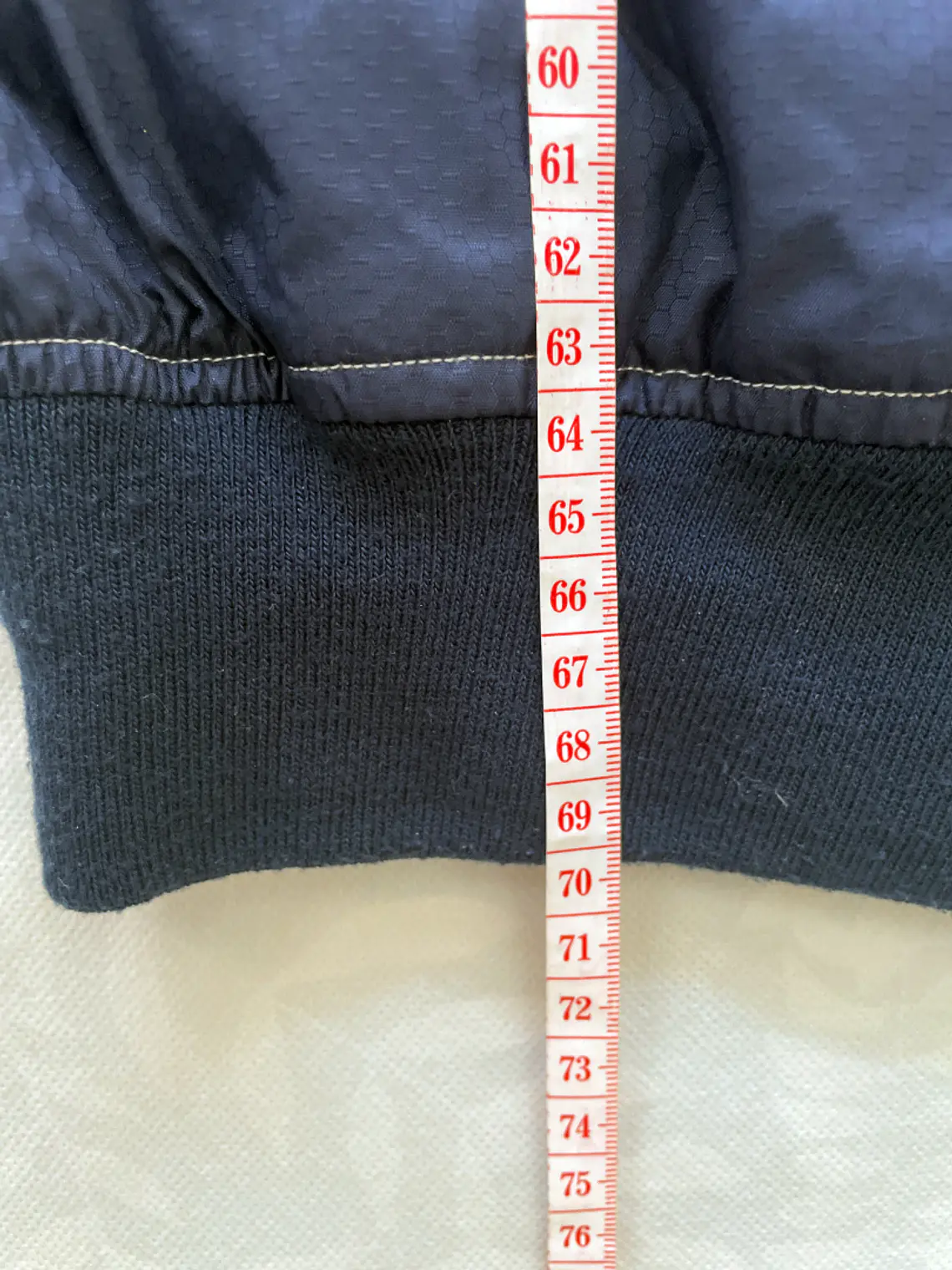 Chaqueta Fishbone S Azul Blanco Color-Block Retro NinetyTwo 6