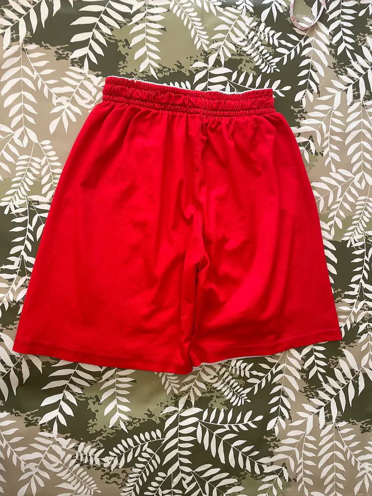 Short Deportivo Rojo S Sin Marca Doble Tela Retro activewear Track 2