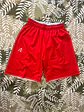 Short Deportivo Rojo S Sin Marca Doble Tela Retro activewear Track - Miniatura 1
