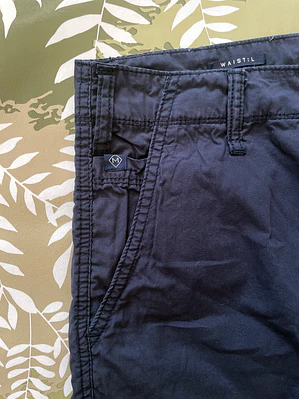 Short Cargo Azul Marino Morgan L Pasacinturón Casual Utility