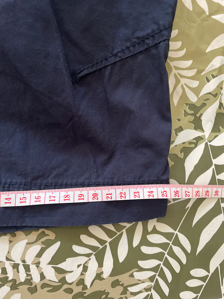 Short Cargo Azul Marino Morgan L Pasacinturón Casual Utility 7