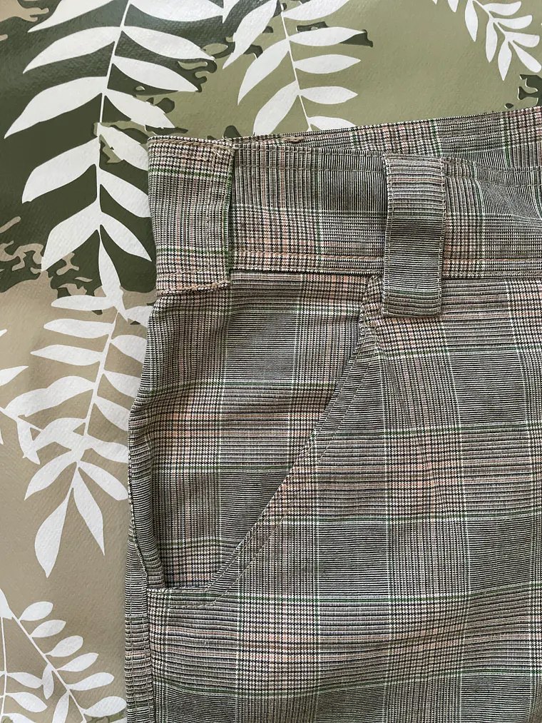 Short Cargo Beige Kudo L Rayas Discretas Utility Biker Gorpcore 5