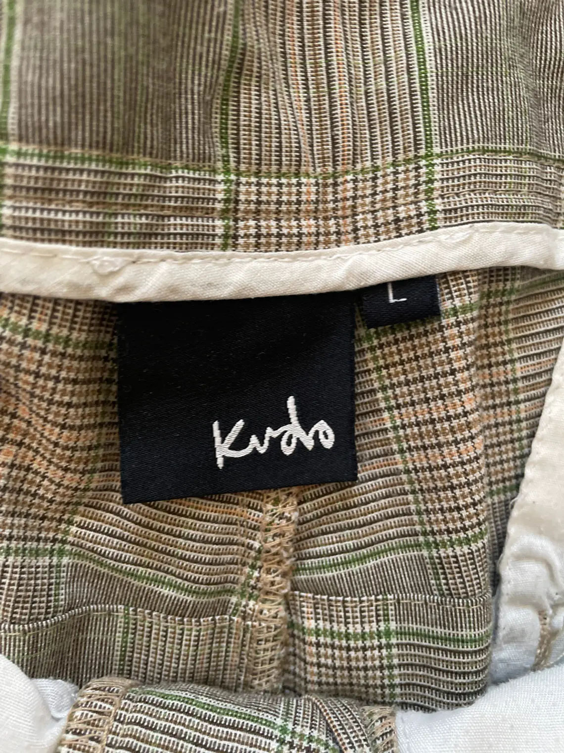 Short Cargo Beige Kudo L Rayas Discretas Utility Biker Gorpcore 6