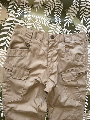 Pantalón Trekking Jifeng S Beige Táctico Cargo Gorpcore Tactical