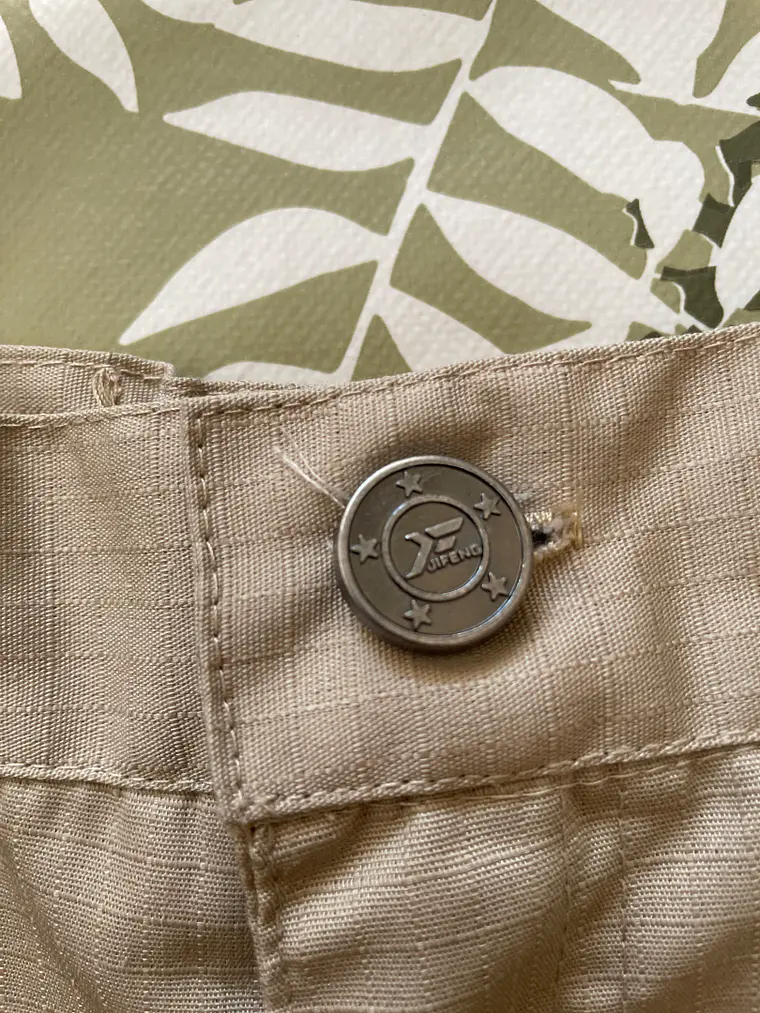 Pantalón Trekking Jifeng S Beige Táctico Cargo Gorpcore Tactical 3