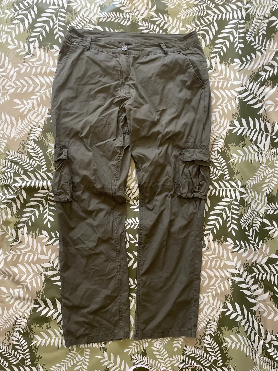 Pantalón Cargo Caqui XL Bali 20 Algodón Gorpcore Tactical 1