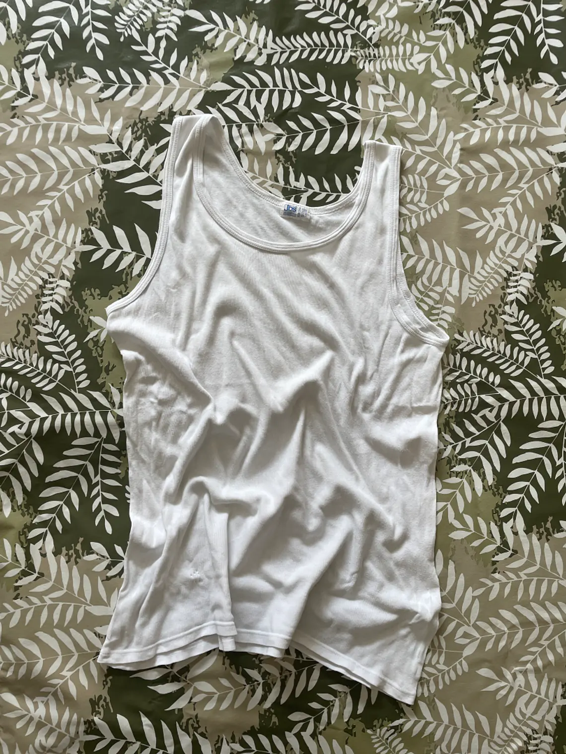 Musculosa Blanca JBS L 100% Algodón Basic Undershirt Minimalist 1