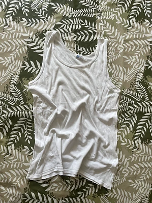 Musculosa Blanca JBS L 100% Algodón Basic Undershirt Minimalist