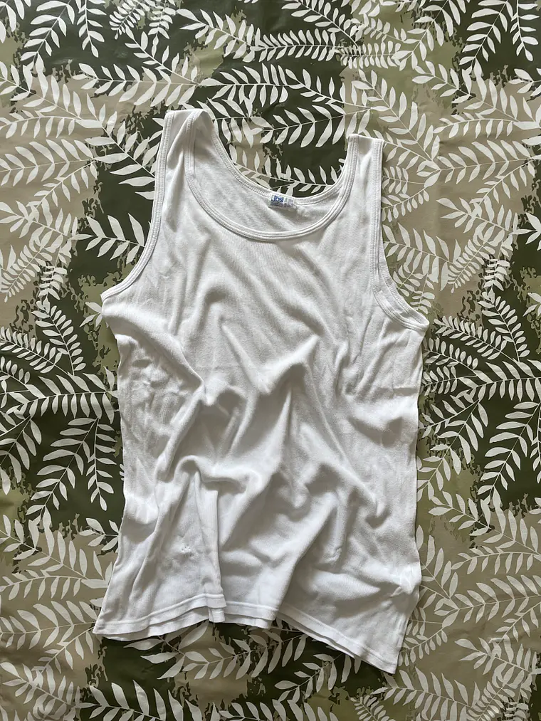 Musculosa Blanca JBS L 100% Algodón Basic Undershirt Minimalist 1