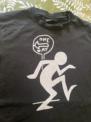 Camiseta Paul Smith L Negra One Way Graphic Tee Luxury Brand