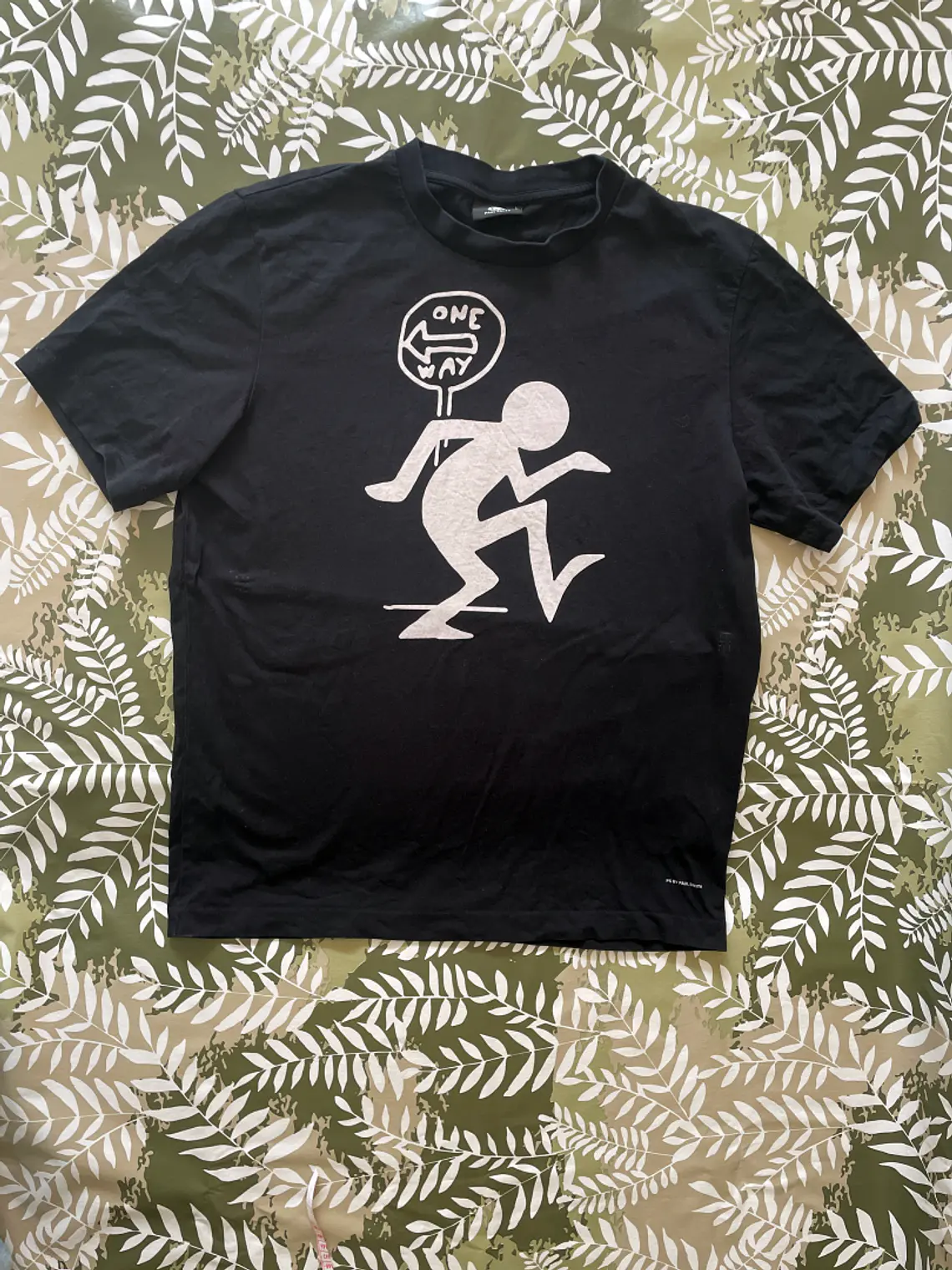 Camiseta Paul Smith L Negra One Way Graphic Tee Luxury Brand 6