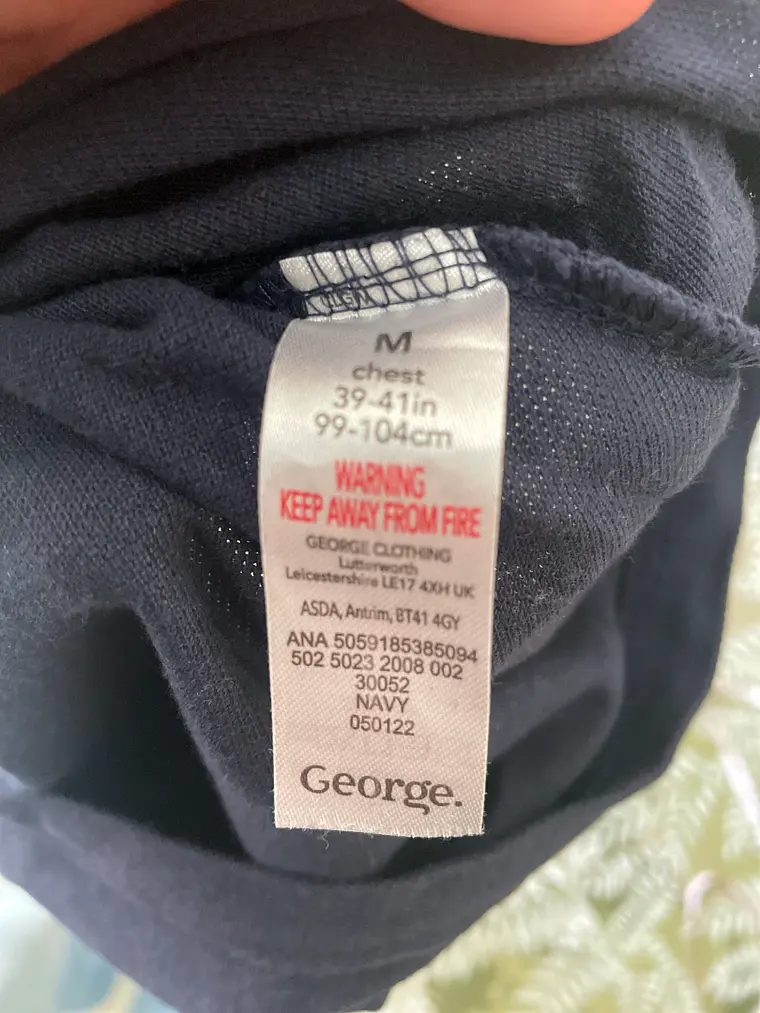 Polo Azul George M Classic Fit Casual Retro Essential Polo 4