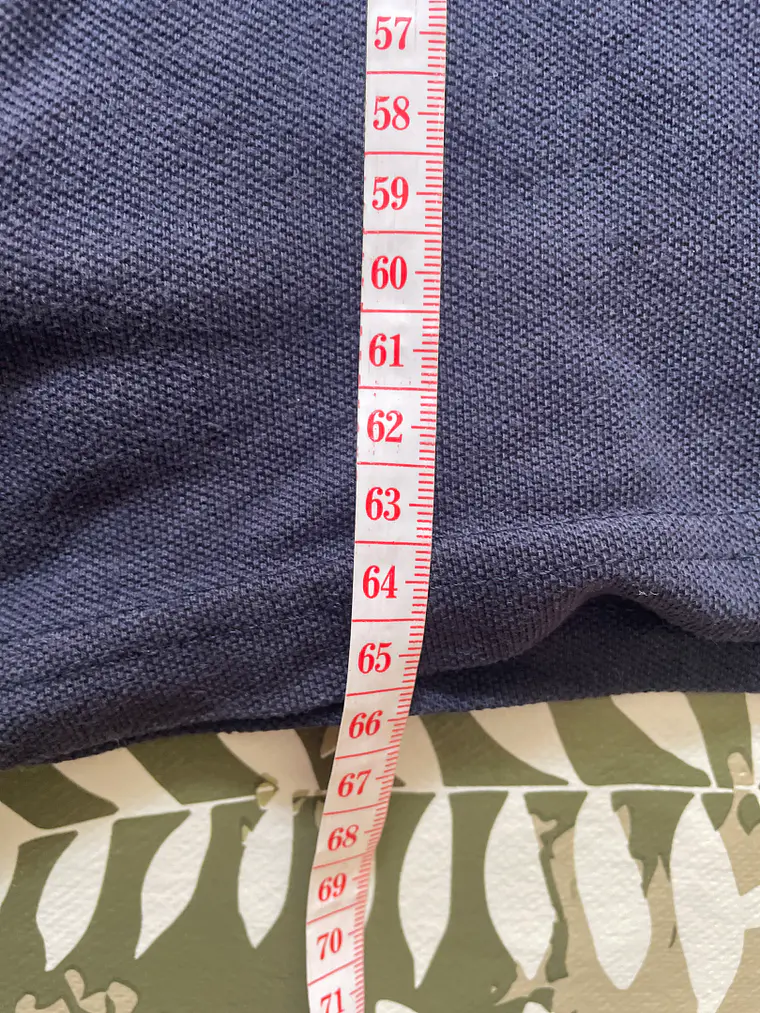 Polo Azul George M Classic Fit Casual Retro Essential Polo 5