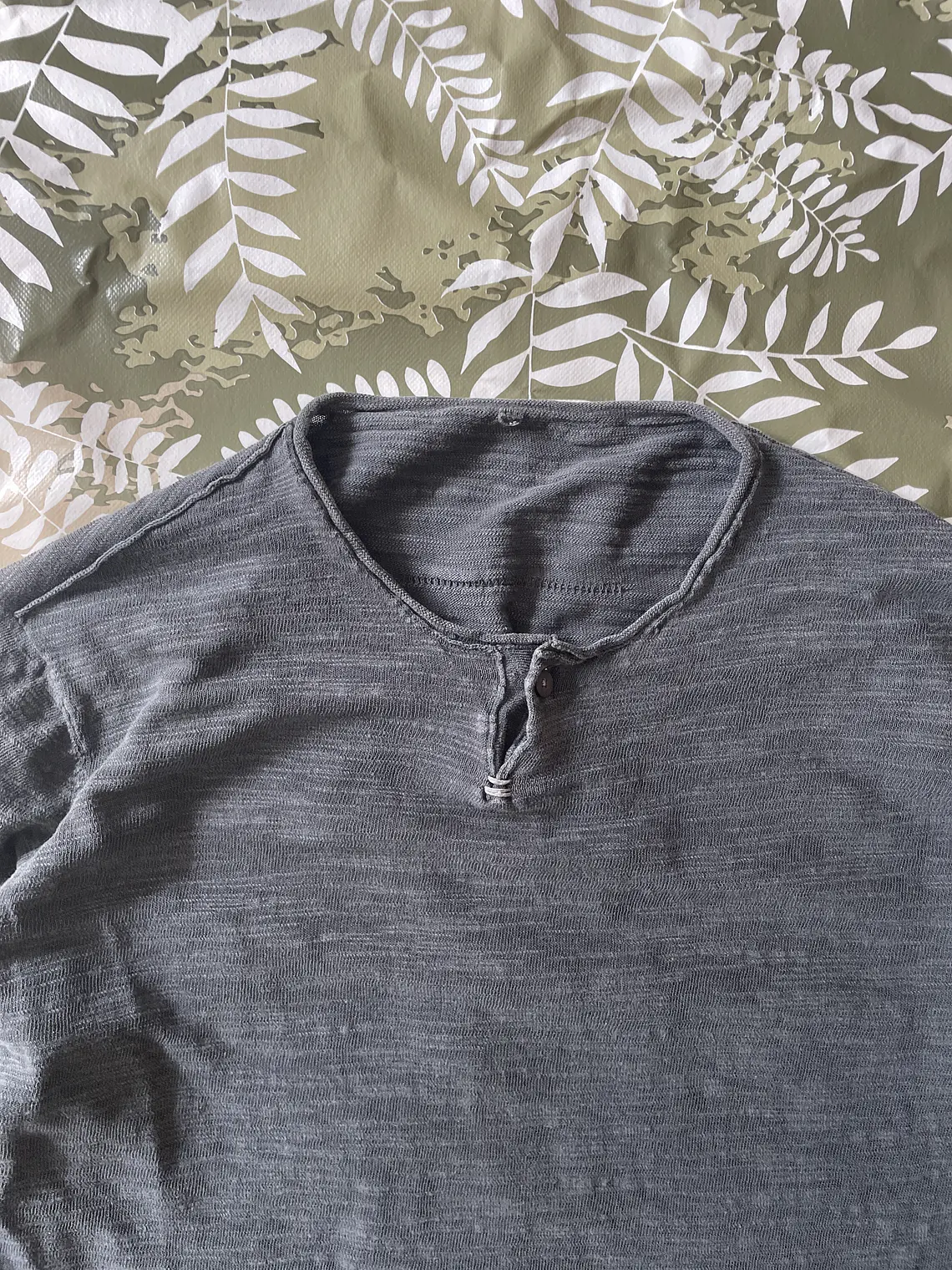 Camiseta Transit Lujo Italia Cuello Mao Hippie Avant-Garde Raw 2