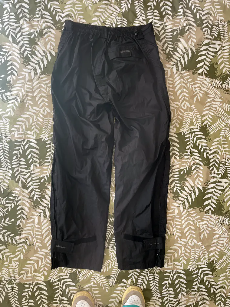 Pantalón Técnico Abacus M Negro Gorpcore Techwear Golf Rain Pants 2