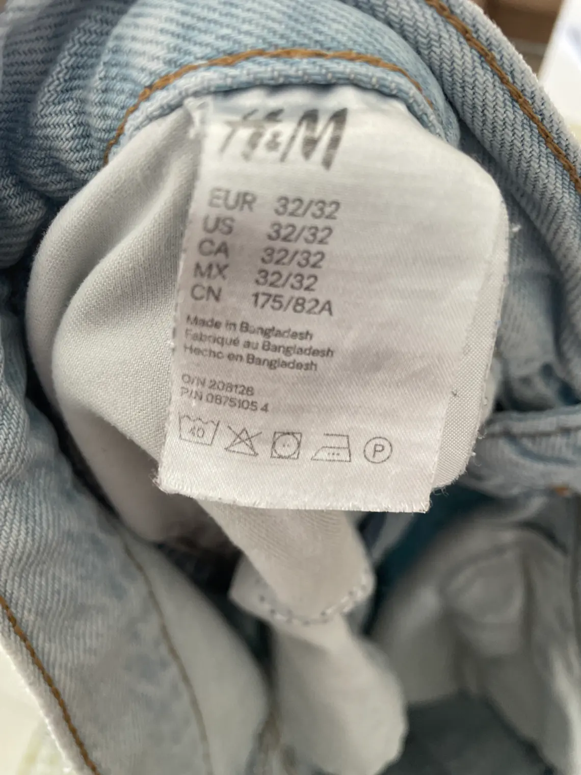 Jean Celeste H&M 32/32 M/L Relaxed Denim Retro 90s Style 6