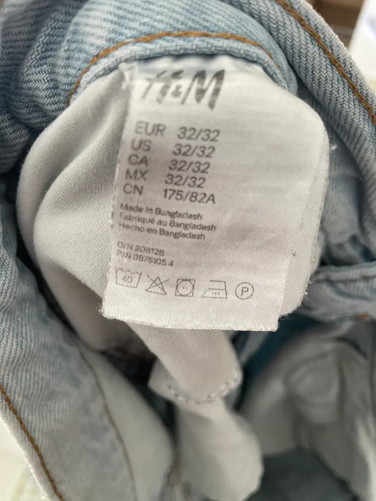 Jean Celeste H&M 32/32 M/L Relaxed Denim Retro 90s Style 6