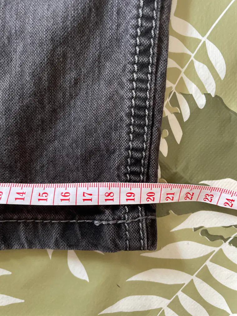 Jean Engbers L Talla 44/46 Gris Oscuro Straight Fit Denim Retro 8