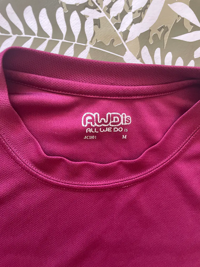 Camiseta Deportiva M WDis Bordó Heavy Activewear Sporty Tee 2