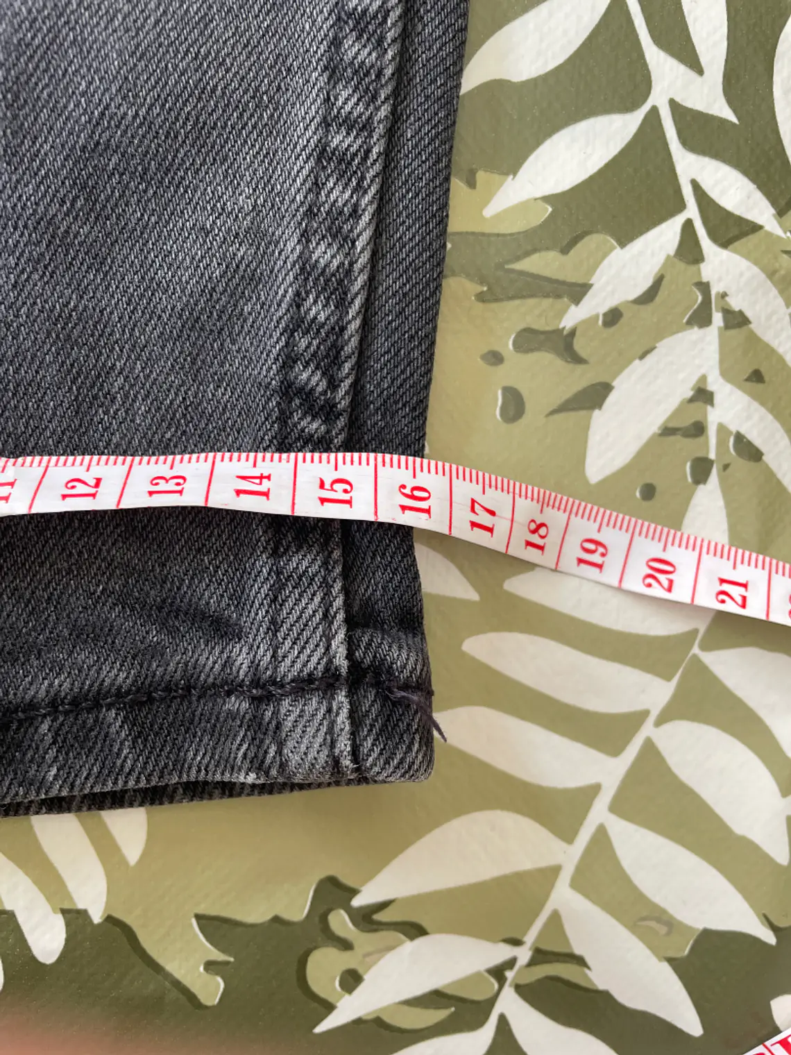 Jean Gris Vintage Slim Talla XS 34/36 Denim Retro Grunge Style 4