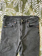 Jean Gris Vintage Slim Talla XS 34/36 Denim Retro Grunge Style - Miniatura 7