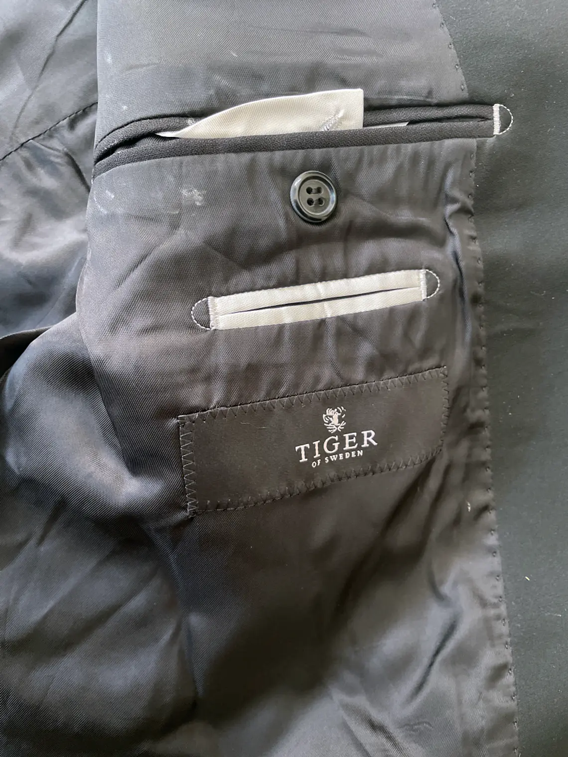 Blazer Tiger of Sweden XL Negra Lujo Escandinavo Tailored Chic 4