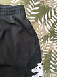 Short Deportivo Kappa M Negro Logo Bandas Jogger Retro Sport - Miniatura 4